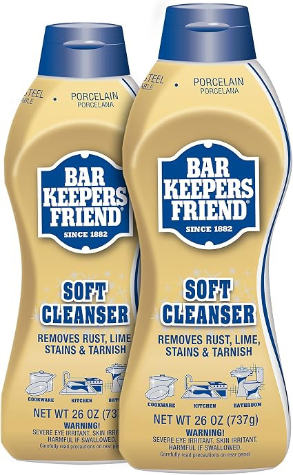 Bar Keepers Friend Soft Liquid Cleanser- Multipurpose Cleaner & Rust Stain Remover for Stainless ... | Amazon (CA)