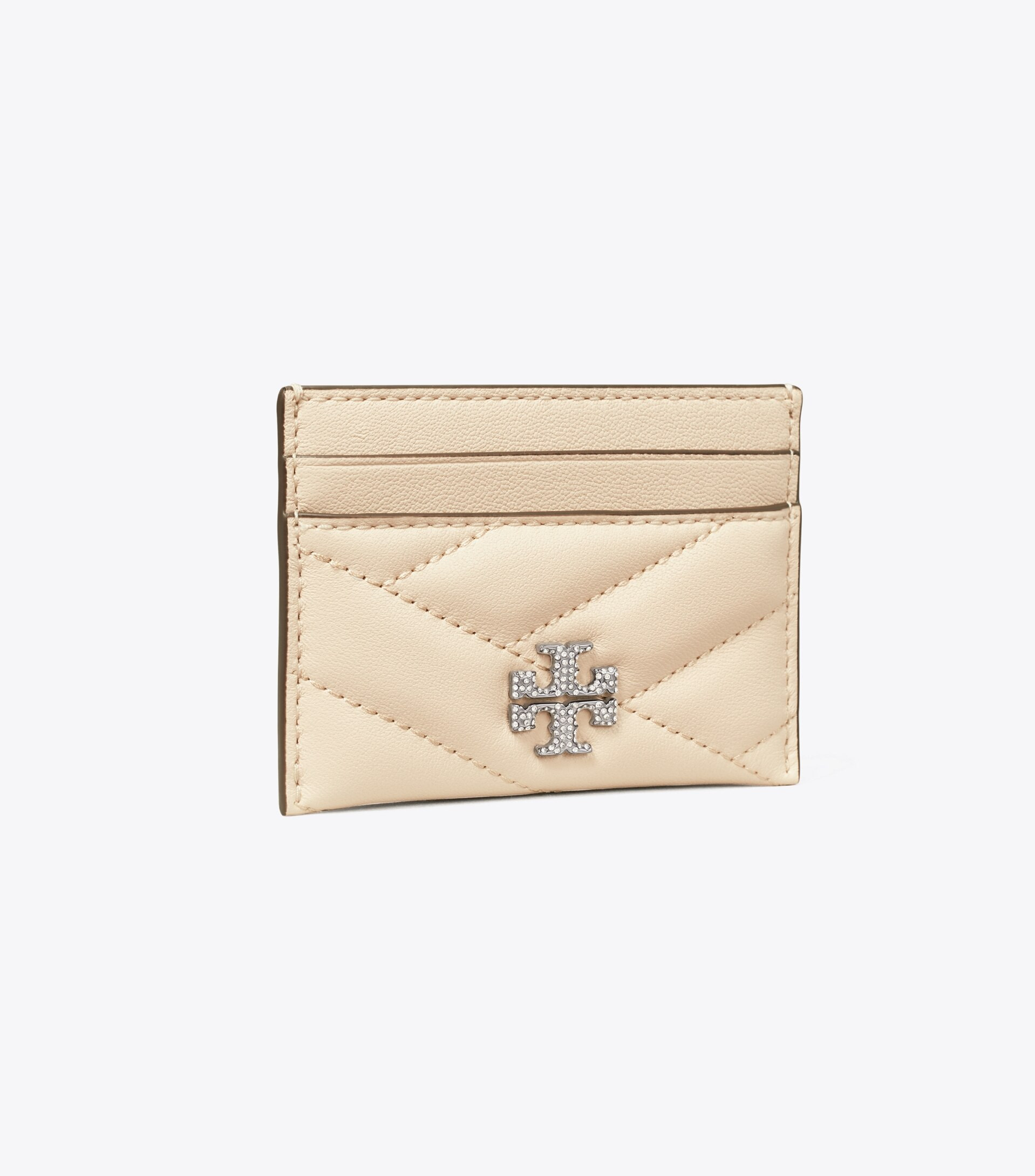 Kira Chevron Pavé Logo Card Case | Tory Burch (US)