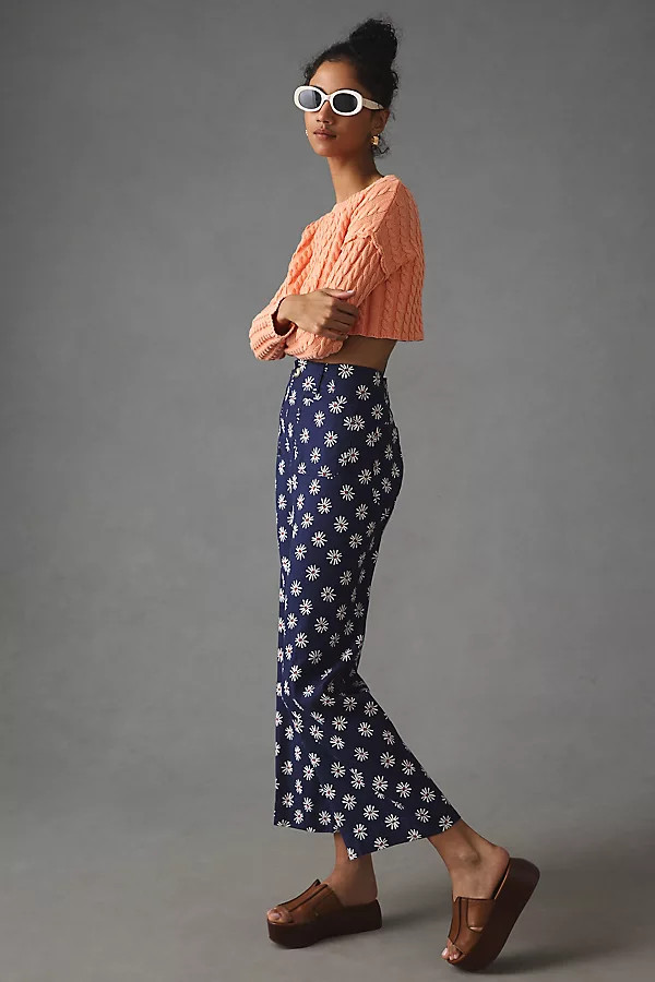 The Colette Cropped Wide-Leg Linen Pants | Anthropologie (US)
