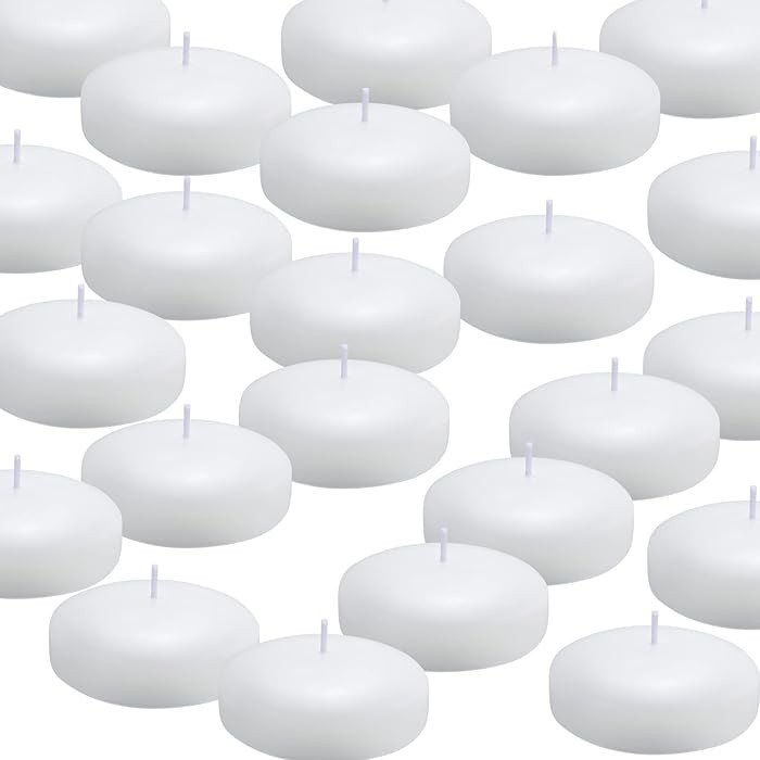 Tuyai (Set of 36) Floating Candles, 3 inch White Dripless Wax Burning Candles, for Weddings, Part... | Amazon (US)