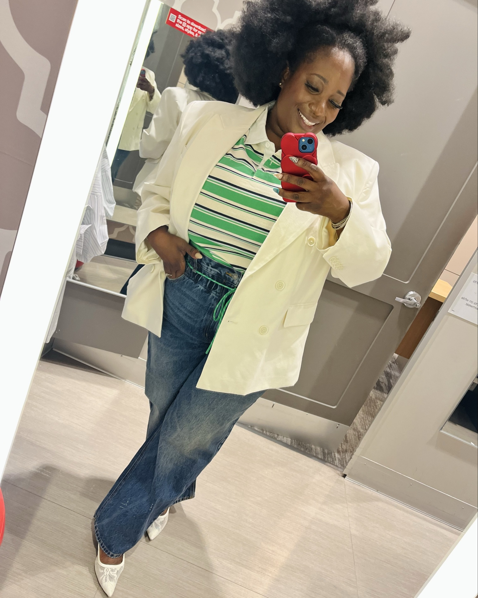 KBB exclusively available @Target 

I am wearing size XXL in the shirt
Size 16 in the jeans
Size XXL in the blazer 

#LTKOver40 #LTKgrwm #LTKPlusSize