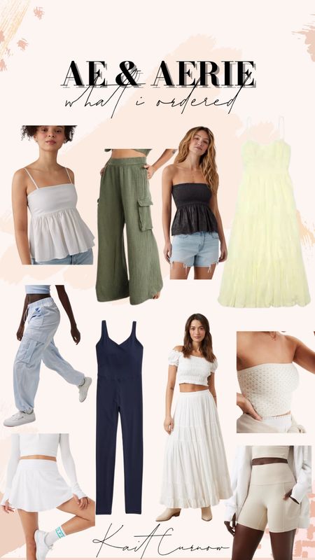 What I ordered from Aerie & AE

#LTKSeasonal #LTKfindsunder100 #LTKfindsunder50