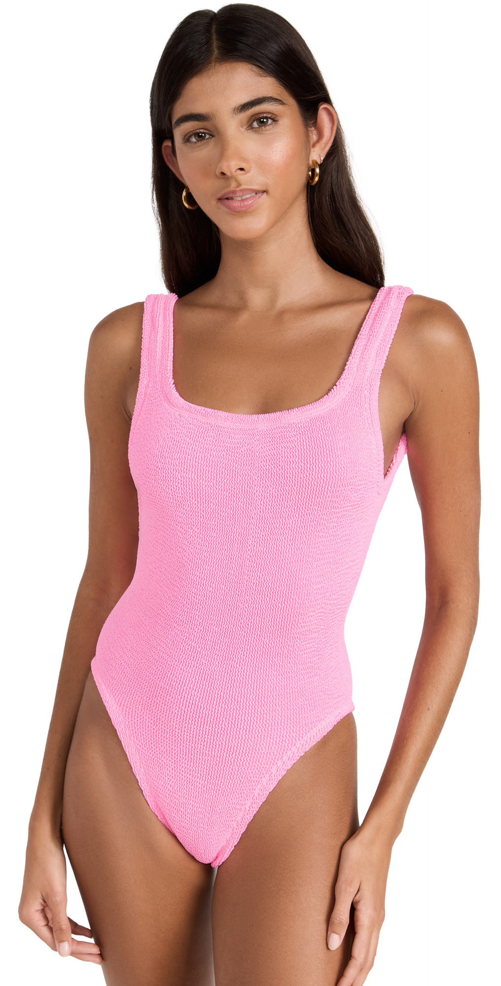 Hunza G Square Neck Swimsuit | Shopbop