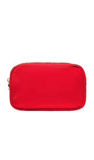 Double Zip Pouch in Tomato Red | Revolve Clothing (Global)