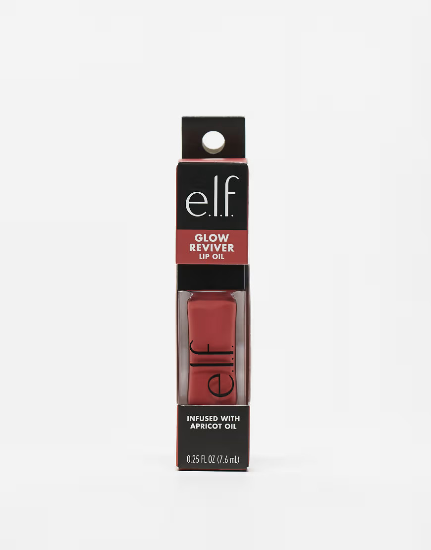 e.l.f. Glow Reviver Lip Oil - It's Giving Guava-pink | ASOS (Global)