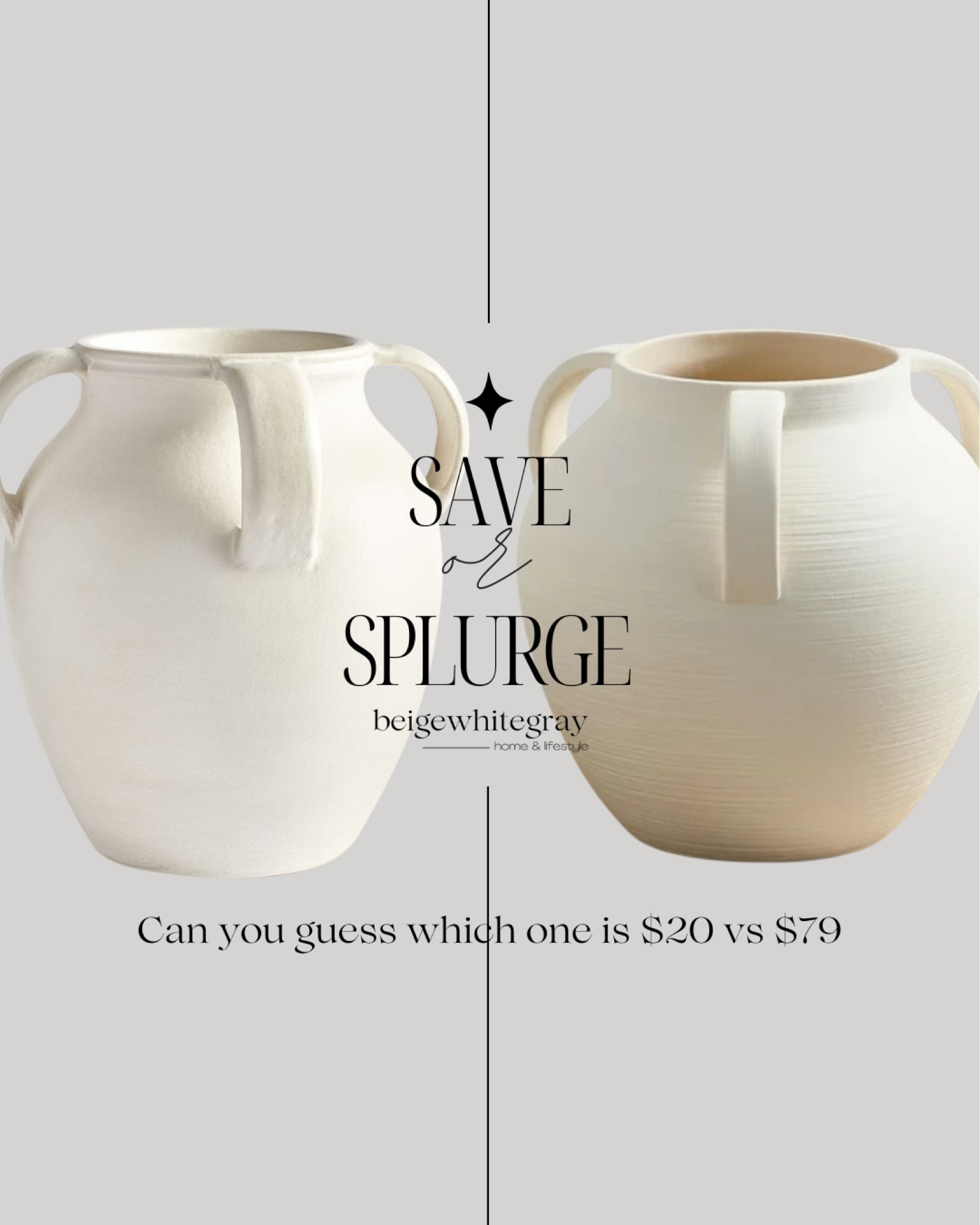 All I can say is Walmart does it AGAIN!! $20 vs $79?? Yes please!! Just ordered!! White vase, pottery barn dupe, look for less, PB look for less, Joshua Vase. 

#LTKSeasonal #LTKFindsUnder50 #LTKHome