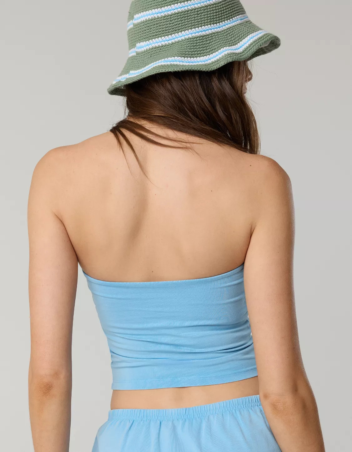 OFFLINE By Aerie OG Cotton Ruched Tube Top | American Eagle Outfitters (US & CA)