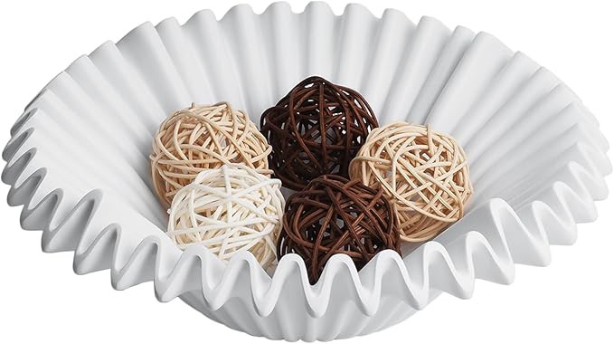 11.4'' Large Decorative Bowl - Fruit Bowl for Kitchen Counter, Key Bowl for Entryway Table, Moder... | Amazon (US)