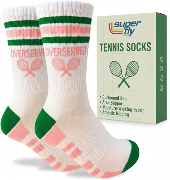 Super Fly Goods Performance Socks Men & Women Novelty Athletic Socks for Sports Golf Tennis Pickl... | Amazon (US)