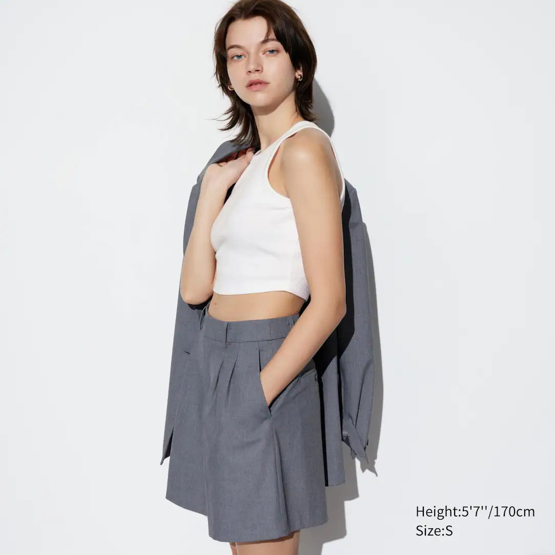 SANFTES GERIPPTES CROPPED TANKTOP | UNIQLO (DE)