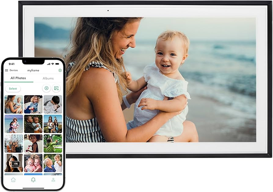 Skylight Digital Picture Frame: 15 Inch WiFi Enabled with Load from Phone Capability, Touch Scree... | Amazon (US)