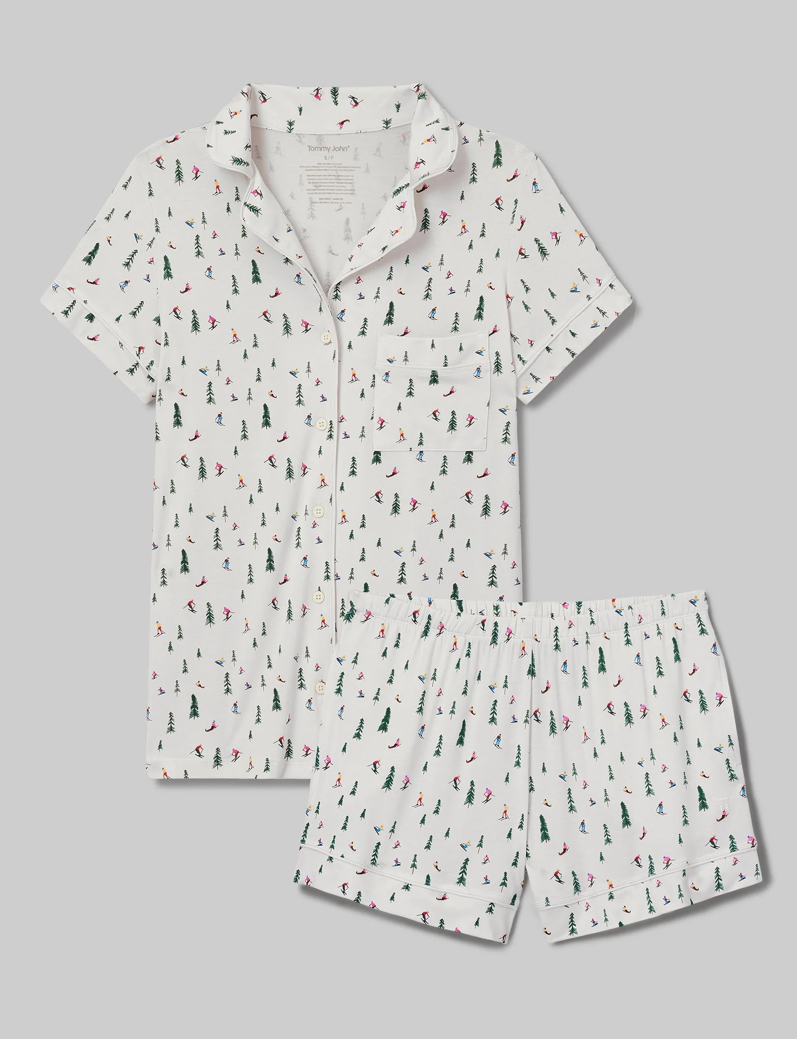 Women's Downtime Pajama Top & Short Set | Tommy John