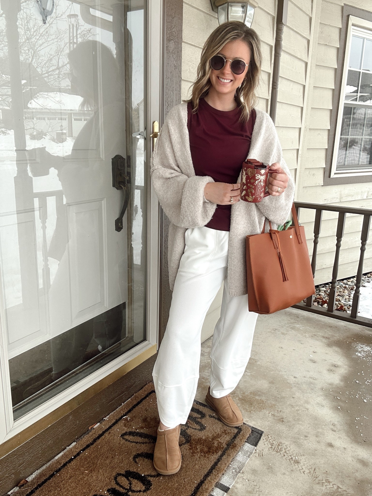 Listen, if you see me wearing slippers for school drop off and pick up, just know I’m comfy okay 💁🏼‍♀️😍 they have a sole and I park in the garage so I’m not really stepping outside and that’s what really matters 😂 // Are you a slipper (or as my husband calls them, “house shoes”) kinda gal? // #atthealiway 

#LTKSaleAlert #LTKmomlife #LTKMidsize