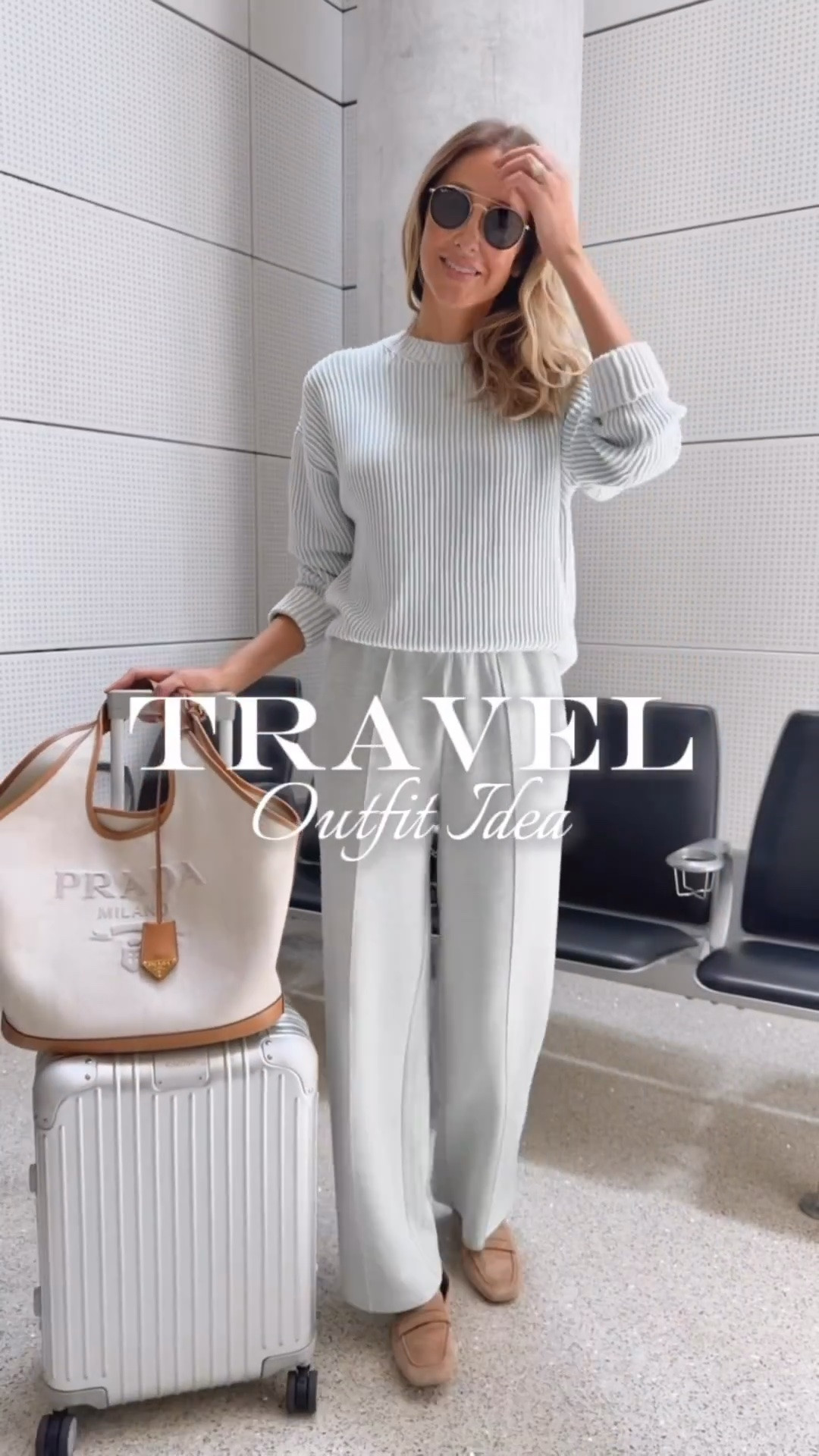 Travel outfit idea raft I love so much! Ultra comfortable, elegant, and stylish.
Everything fits true to size and I’m wearing size small

#LTKU #LTKTravel #LTKTall