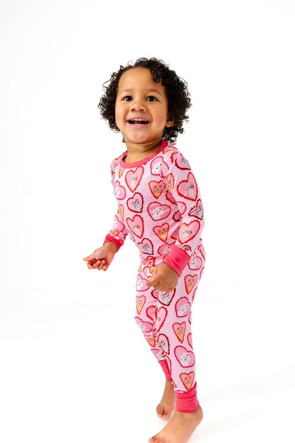 Pink Fur-Ever Valentine Two Piece Set | In My Jammers