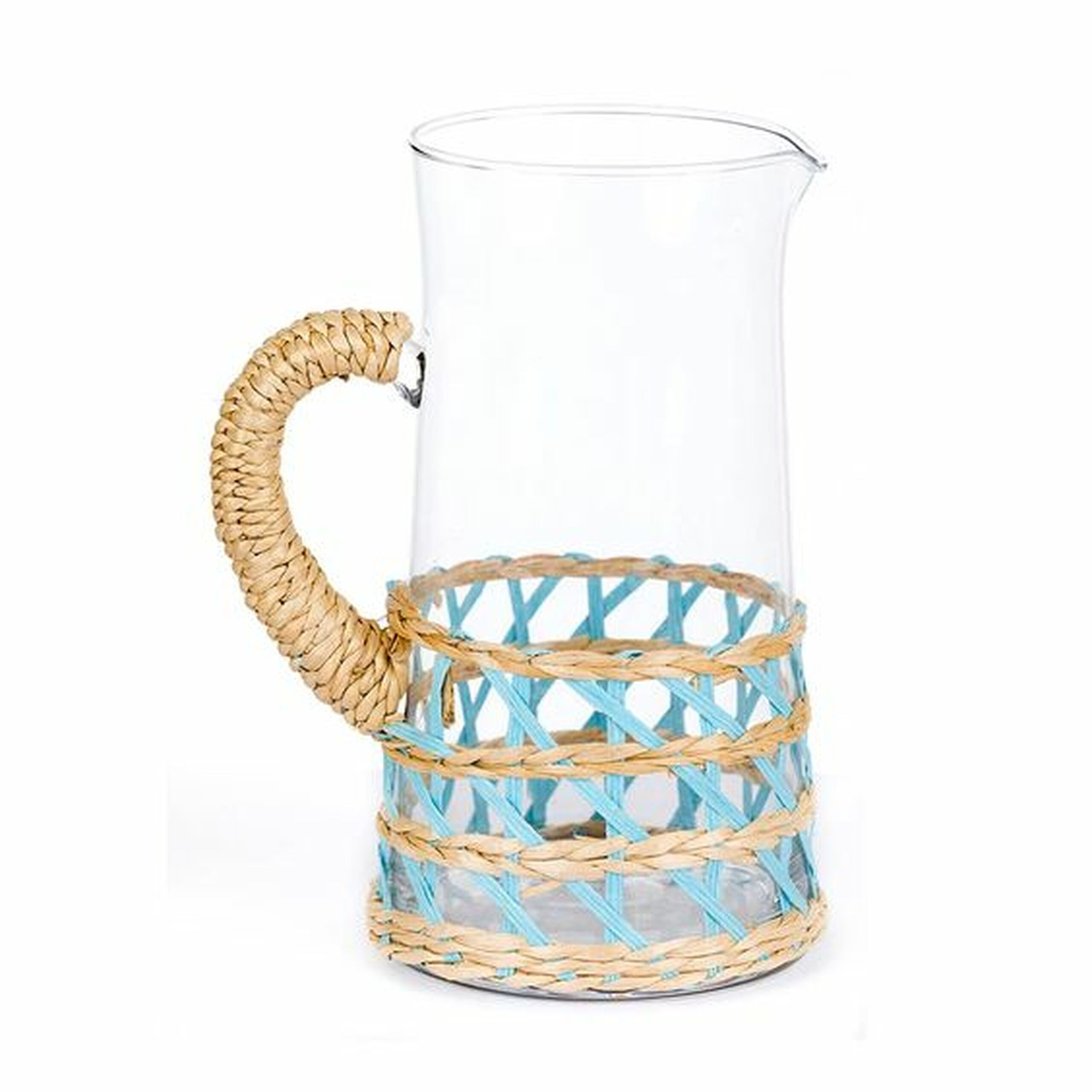 Amanda Lindroth Large Island Wrapped Pitcher, Light Blue | Monkee's of Mount Pleasant