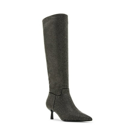 Madden Girl Women s Dicee Kitten Heel Knee High Boots (Wide Calf Available) | Walmart (US)