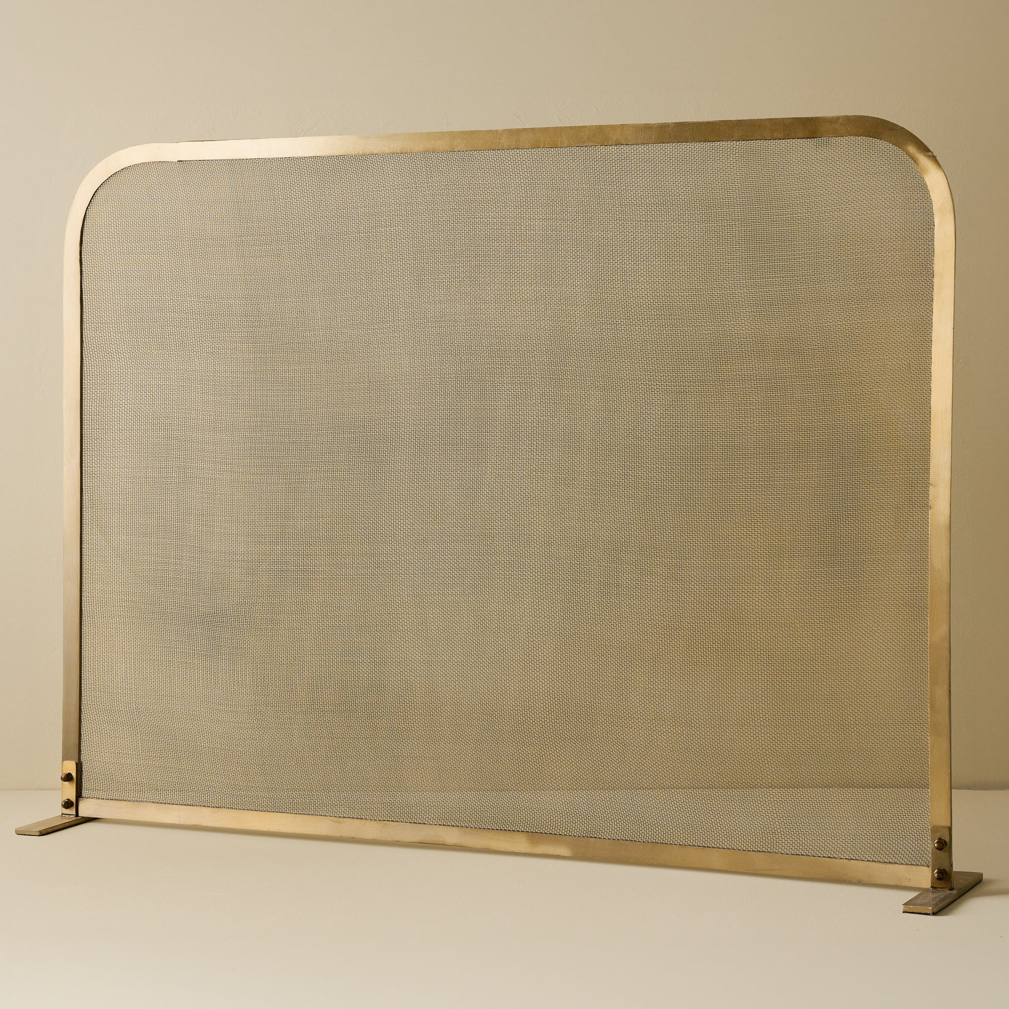 Rounded Rectangular Fireplace Screen | Magnolia