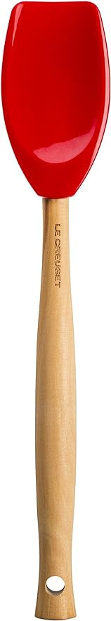 Le Creuset Silicone Craft Series Spatula Spoon, 11 3/8" x 2 1/8", Cerise, Large | Amazon (US)