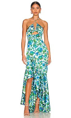 Edie High Low Tie Neck Gown
                    
                    AMUR | Revolve Clothing (Global)