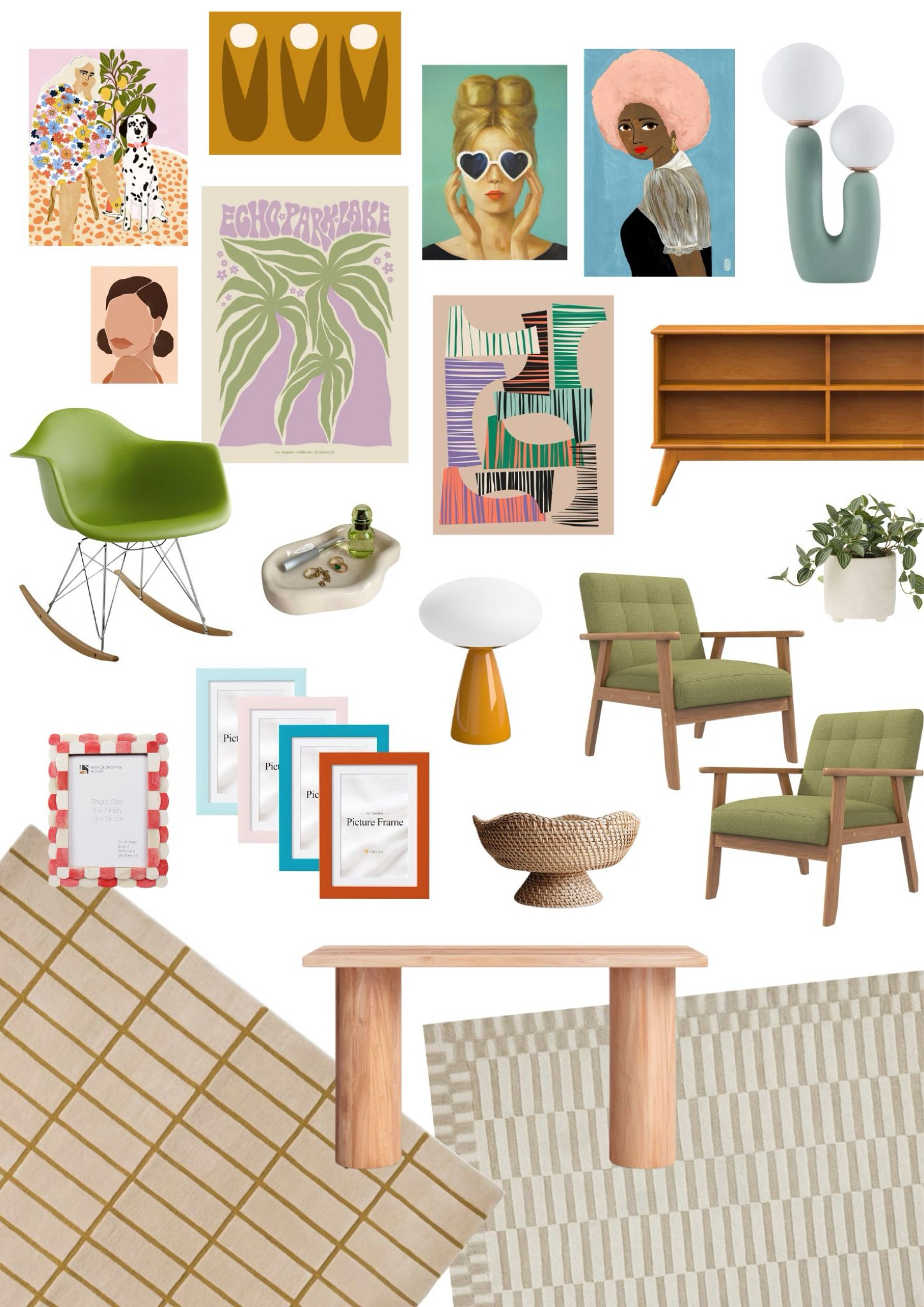 This week’s featured design mood board is a fun and funky entryway! I had a blast dreaming up this colorful collection of ‘70s inspired home décor accents, including two seating options perfect for plopping down on to slip into your shoes as you’re walking out the door, mod table lamps, console selections, and the most bodacious gallery wall art collection I think I’ve EVER put together! Shop the full lineup here ⭐️

#LTKFindsUnder50 #LTKHome #LTKFindsUnder100