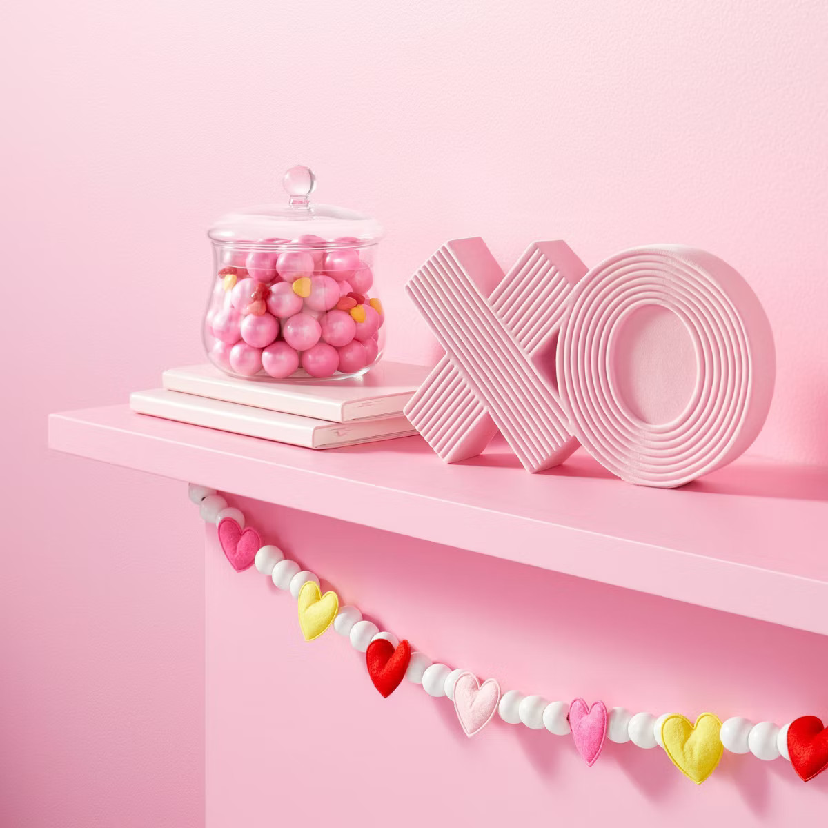 Valentine Tabletop Flocked XO Pink - Spritz™ | Target