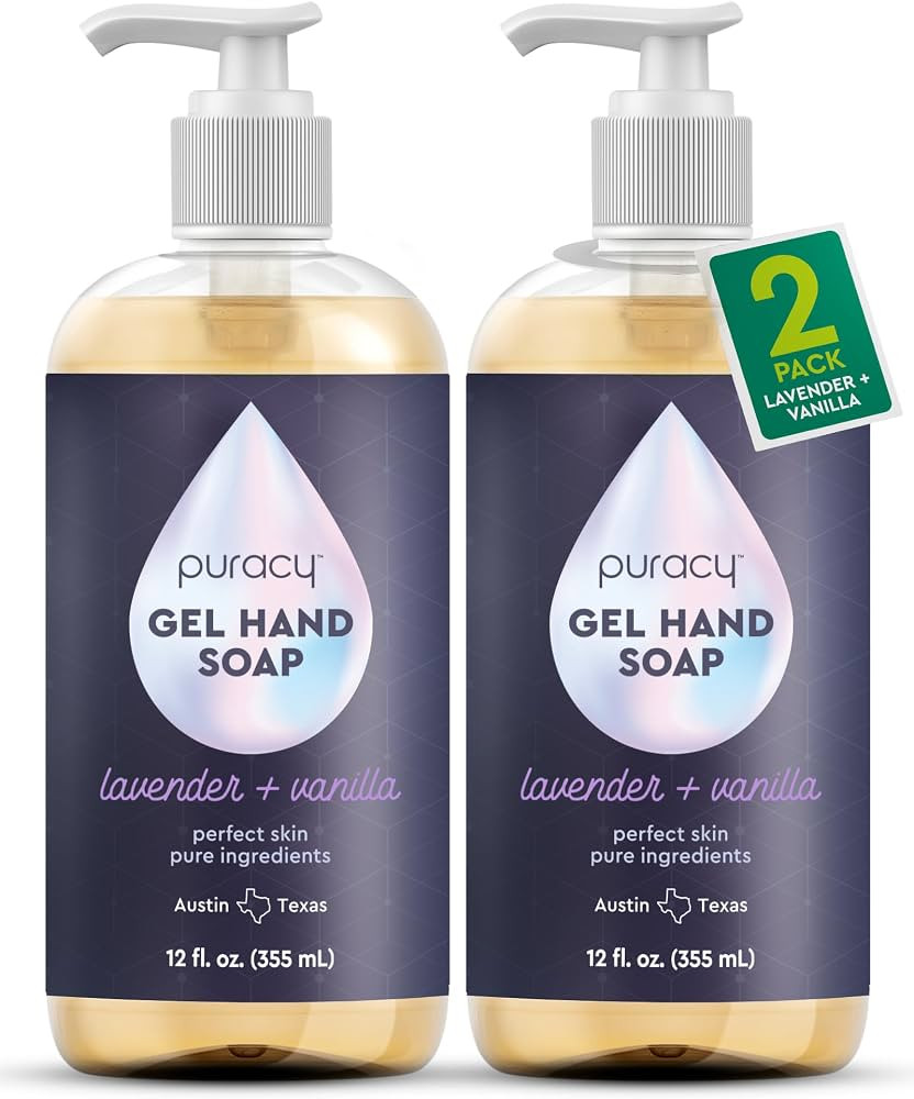 Puracy Organic Hand Wash, 12 fl.oz (Pack of 2) | Lavender, Vanilla | Amazon (US)