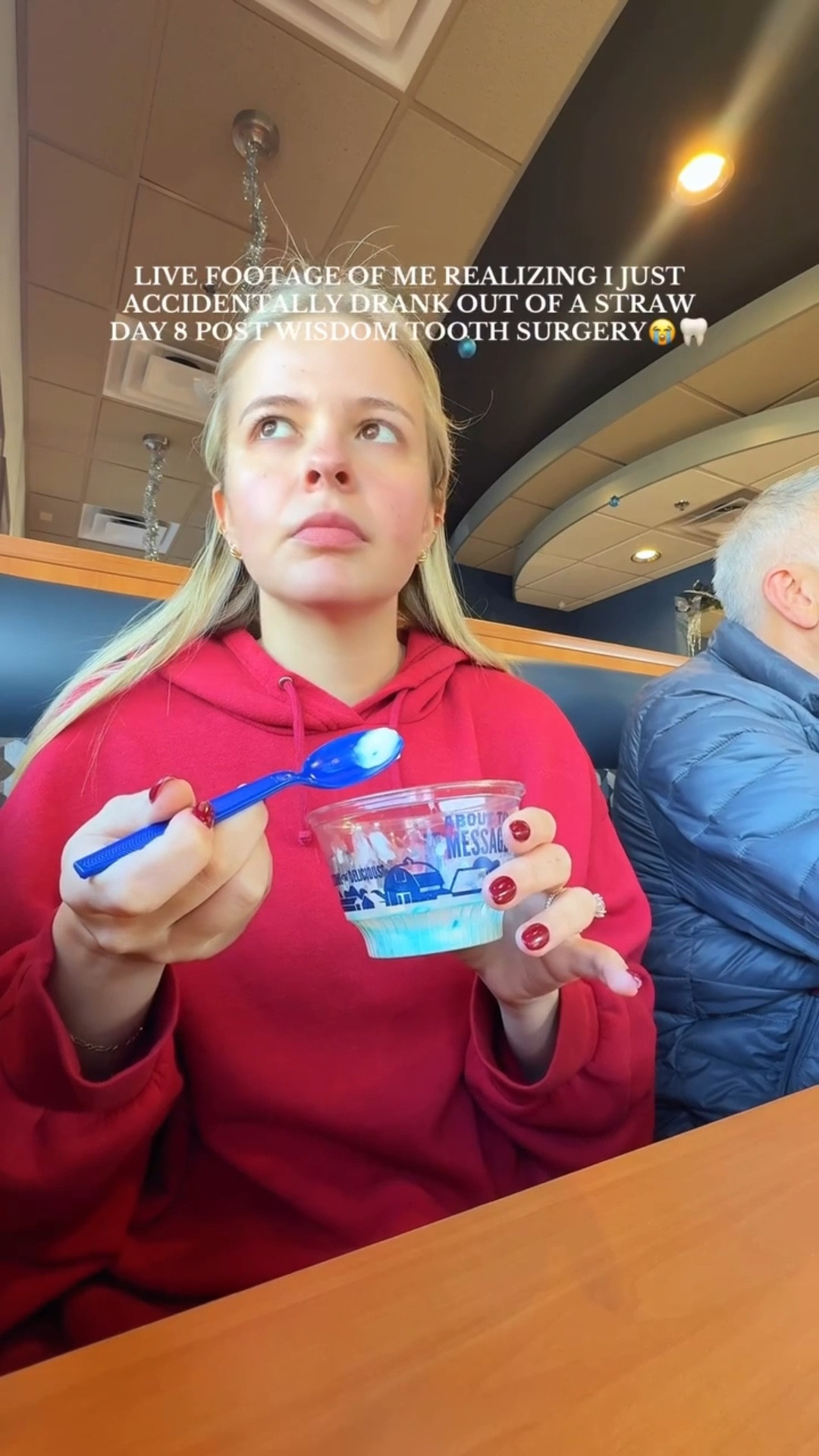 that’s like the BIGGEST NO after wisdom teeth surgery🥲💔🦷 #food #wisdomteeth

#LTKU #LTKdayinmylife #LTKootd