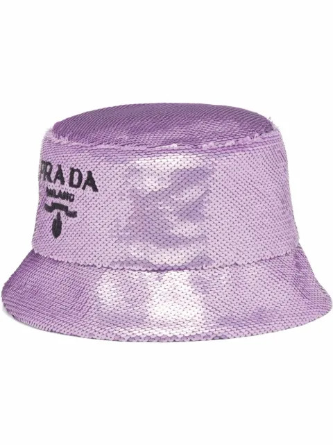 gorro de pescador bordado con lentejuelas y logo | Farfetch (RoW)