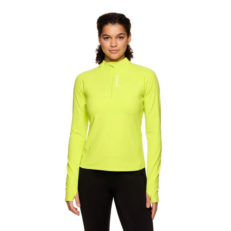 Reebok Women’s Athletic Performance ½ Zip Pullover with Pockets, Sizes XS-3XL | Walmart (US)