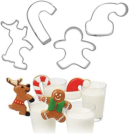 4PCS Hanging Cup Cookie Cutter, christmas mug decor, kitchen accessories chocolate baking tools(G... | Amazon (US)