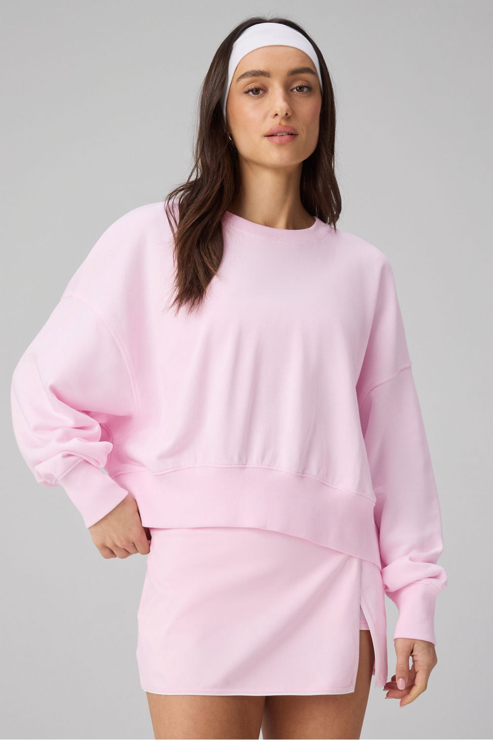 Year Round Terry Crew Neck Sweatshirt | Fabletics