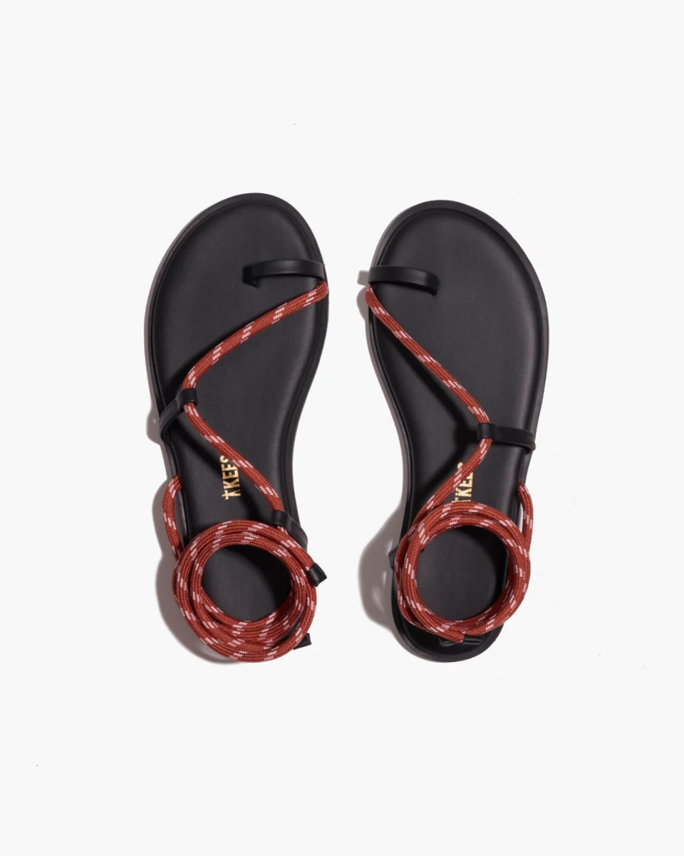 TKEES Phoenix Rope Sandals in Clay | TKEES
