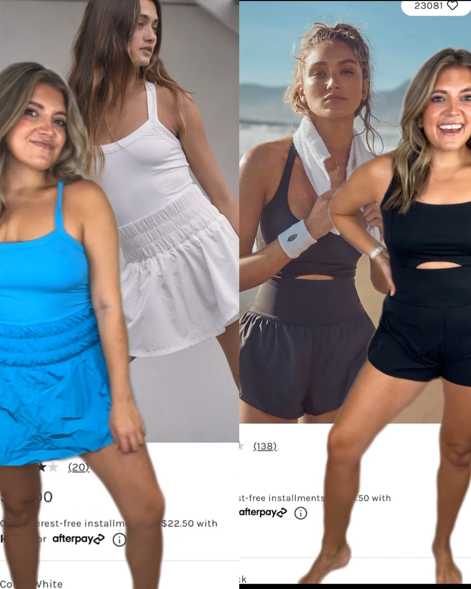 Free people look for less onesies! Runsie, skortsie. FP movement, Free people movement. Amazon less than half the price! 

#LTKfitness #LTKmidsize #LTKunder50