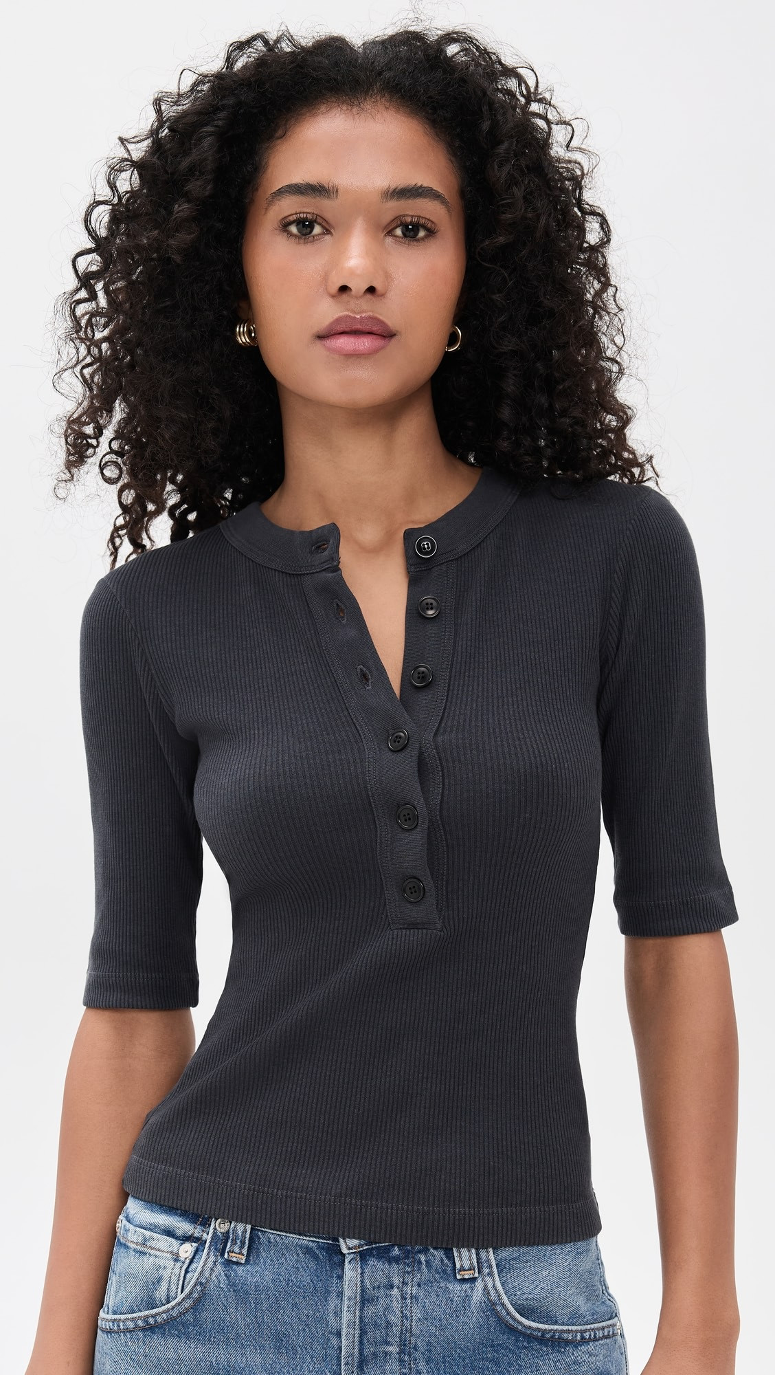 Nali Short Sleeve Henley | Shopbop