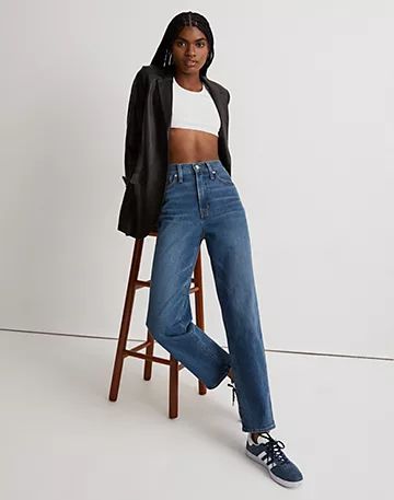 The Petite Perfect Vintage Straight Jean in Mayfield Wash | Madewell