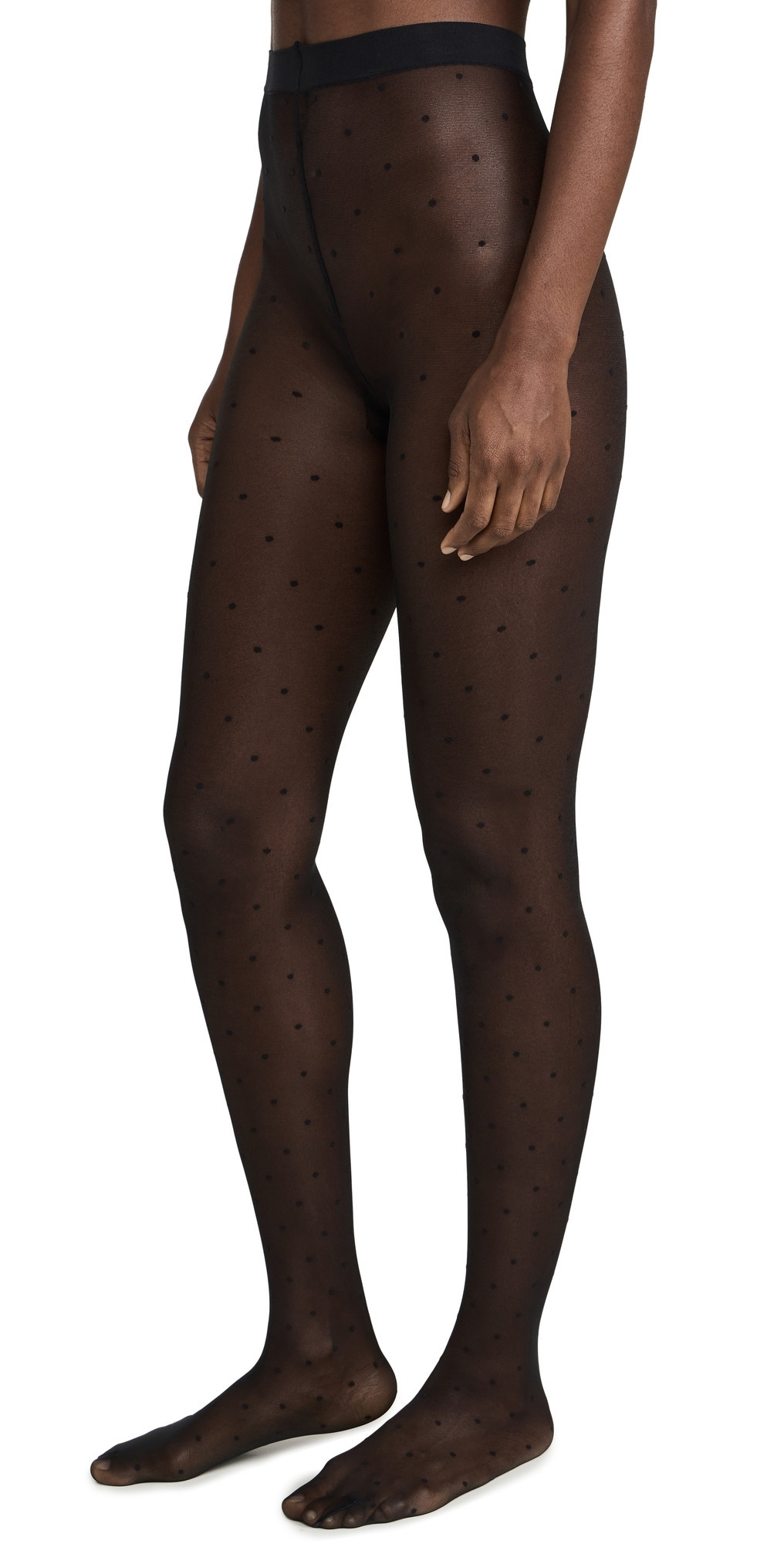 Falke Falke Dot Tights 3009/Black XL | Shopbop