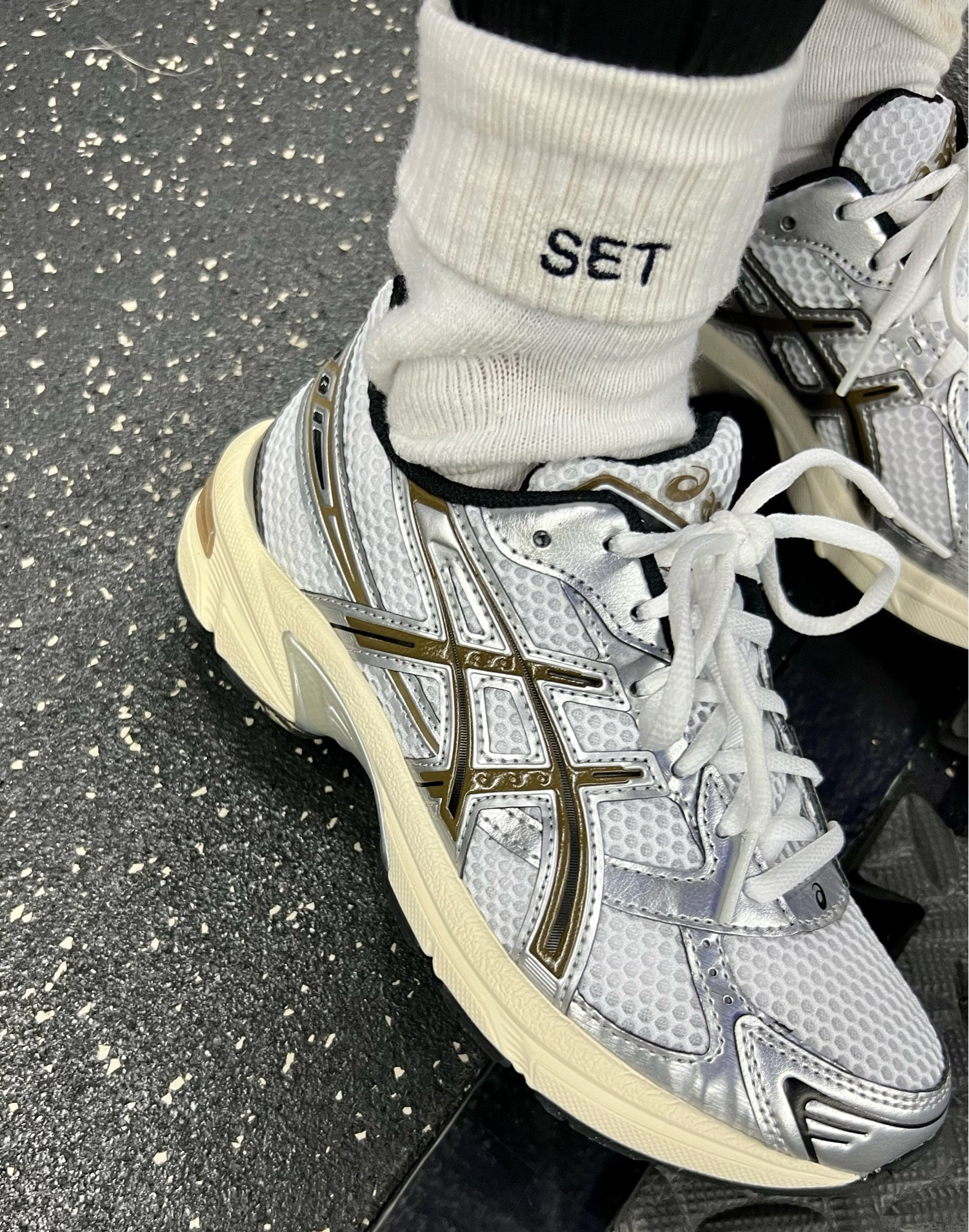 Vintage looking ASICS with brown & silver tones = my news obsession 🤎🤎 + SET active socks always #asics #sneakers #SETactive

#LTKfitness #LTKfindsunder100 #LTKshoecrush