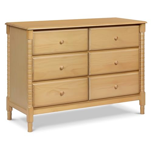 Davinci Jenny Lind Spindle 6-Drawer Dresser in Honey | Amazon (US)