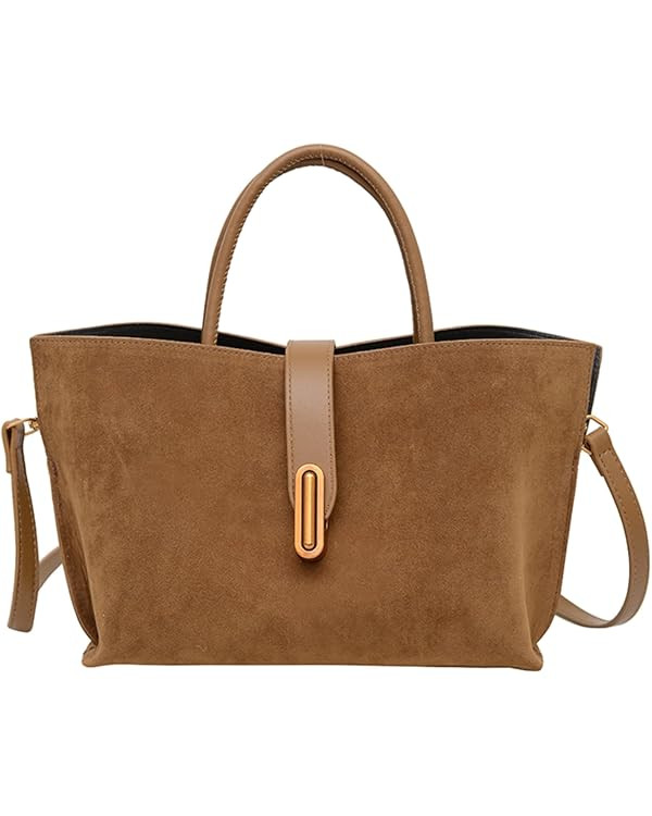 Bucket Bags for Women - Leather Crossbody Bucket Purse Small Handbag Trendy Vintage Shoulder Bag ... | Amazon (US)