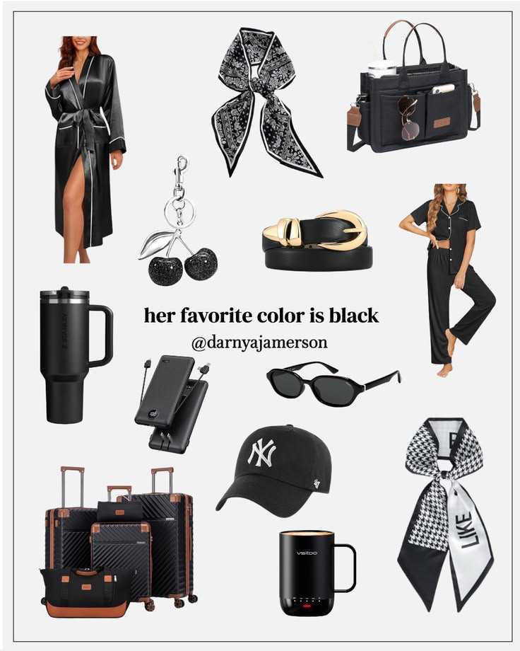 If it comes in black, she’s buying it 🖤

black aesthetic, black fashion, neutral outfits, classy style, chic fashion, elevated basics, gold jewelry, monochrome outfit, minimal style, cool girl aesthetic, capsule wardrobe, black accessories, feminine style, sleek fashion, casual luxury

#LTKootd #LTKdayinmylife #LTKmorningroutine