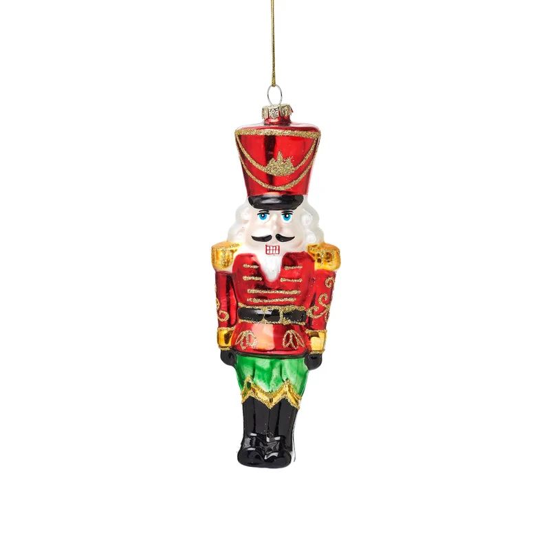 Red & Green Fun Retro Nutcracker Soldier Hanging Christmas - Etsy UK | Etsy (UK)