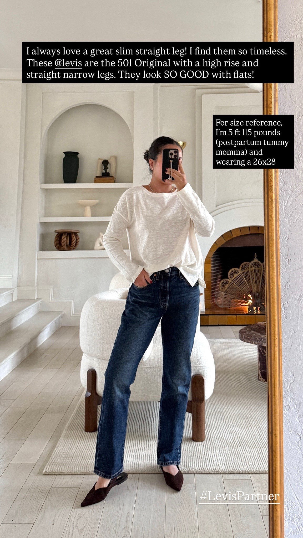 These jeans are ON SALE 30% off (site wide)!

For size reference, I’m 5 ft 115 pounds with a postpartum tummy. 

JEANS: 501® ORIGINAL FIT WOMEN'S, I’m wearing 26x28 (my tts Levi’s size). Little stretch yet comfortable at the waist, petite-friendly. Length is great with flats, sneakers. Color: Same Intent - Dark Wash.

Top: I’m wearing an XS. I love how it drapes!

@levis #levispartner


#LTKU #LTKSaleAlert #LTKootd
