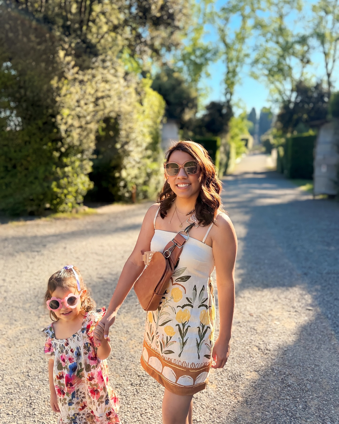 This is a little recap of our Florence trip from a few weeks ago. Just now getting around to posting, but I wanted to share for the memories, for the kids, and for anyone else planning a trip or just curious about what we did.

This day was all about the Boboli Gardens, and it was such a good one. We got there early, around 8:30 a.m., grabbed some pastries, and sat in this cute outdoor spot to eat before exploring. The weather was perfect, the gardens were gorgeous, and I really liked my outfit that day. Emy looked so sweet in her little floral dress. I knew that was the right call for this spot.

The Boboli Gardens are these massive historic gardens behind the Palazzo Pitti. You walk through beautiful tree tunnels, fountains, and sculptures. It’s peaceful and not overly crowded, which was great for letting the kids walk around. 

Koa wanted to hike up the steepest path he could find with Zach, while I went with JeLisa, Bill, and Emy to go find something called the Fountain of the Little Birds. It sounded cool, but honestly, it wasn’t that exciting in person.

There was also a sign for a café that turned out to be nonexistent, so don’t fall for that. And yes, I definitely picked the wrong shoes for the kids. Sandals were not the move. Koa kept stopping to shake out rocks, but they powered through. My sandals actually saved me though. I wore my Olukai pair with arch support and they really held up. Wouldn’t recommend regular sandals in Italy, but those were solid.

After walking around the gardens, we headed back to the Airbnb to rest, clean up, and pack since we were heading to Milan the next day.

That day, the guys ordered the Florentine steak, and I had truffle pasta that ended up being one of the best meals of the trip. I think the restaurant had “Pepe” in the name, which made me think of my dog.

#florencetravel #boboligardens #familytravel #momlifeabroad #travelwithkids #travelmemories #travelmom #parentingontheroad #europewithkids #italyfamilytrip #familyadventures #mombloggerlife #momcontentcreator #toddlertravel #exploringitaly #travelreels #familyvacay #momsofinstagram #vacationwithkids #kidfriendlytravel