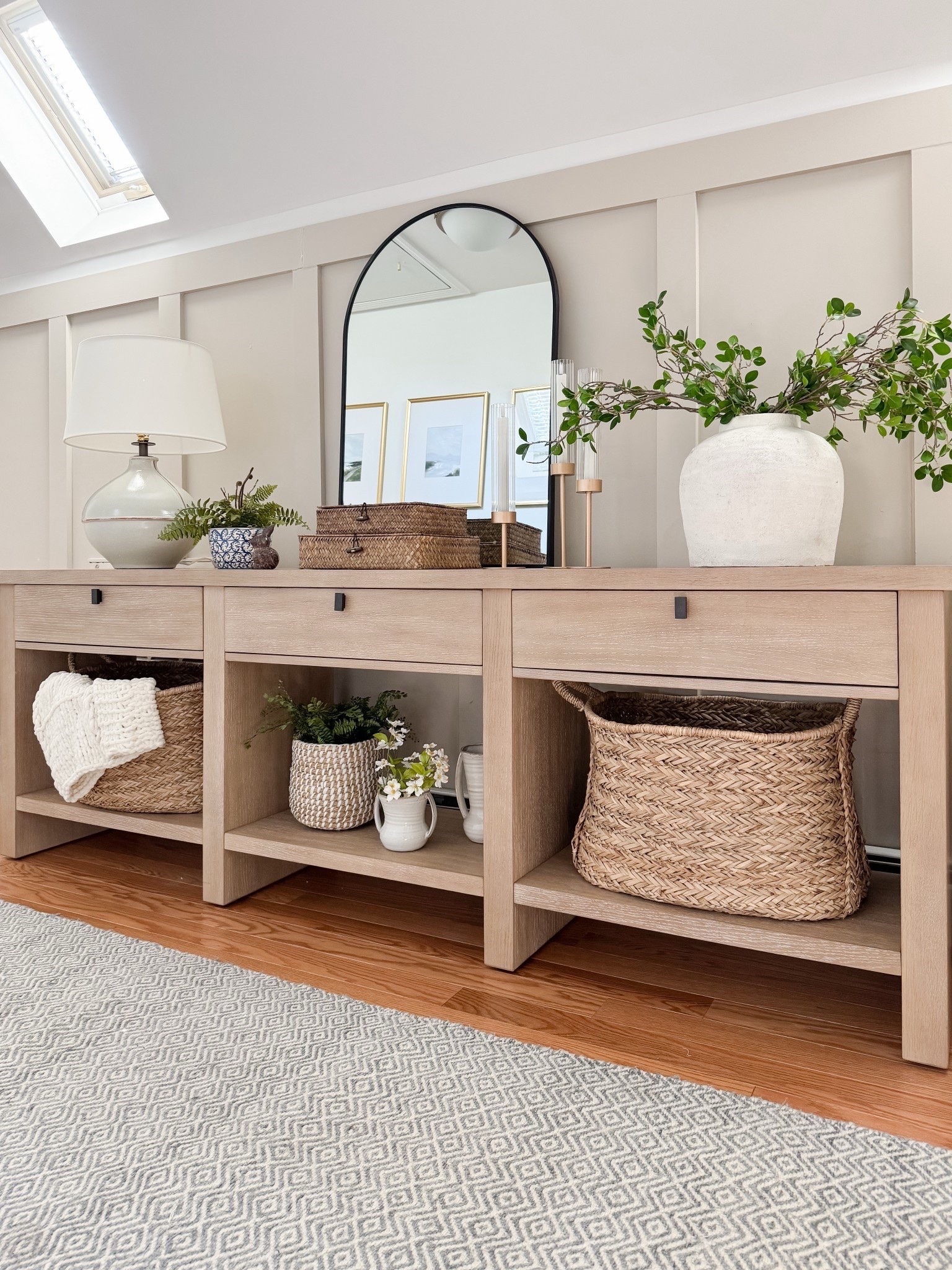 This pottery barn sideboard adds storage and texture while elevating the entire space. coastal storage furniture, sideboard buffet, woven furniture, neutral home decor, coastal interiors, timeless furniture, home organization, living room styling, sherricalnanhome

#LTKHome