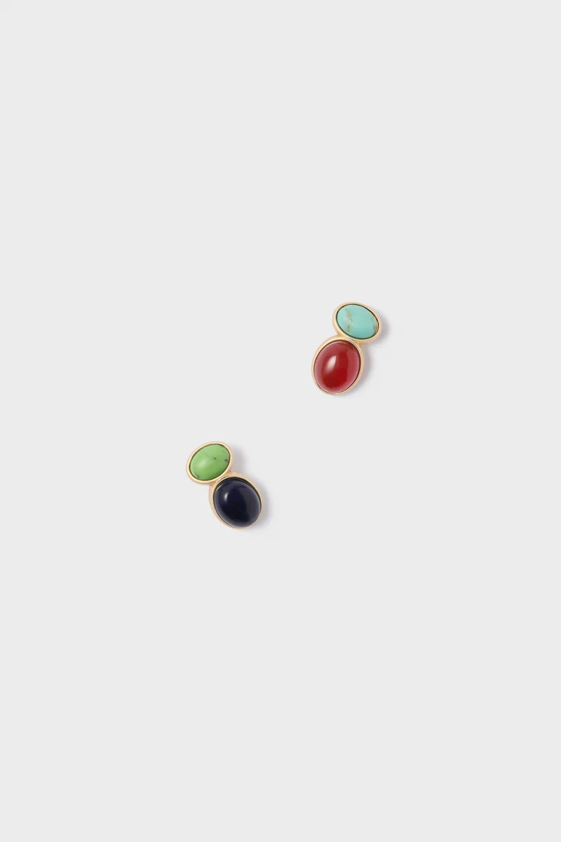 Multi Semi Precious Stone Earrings | Tuckernuck (US)