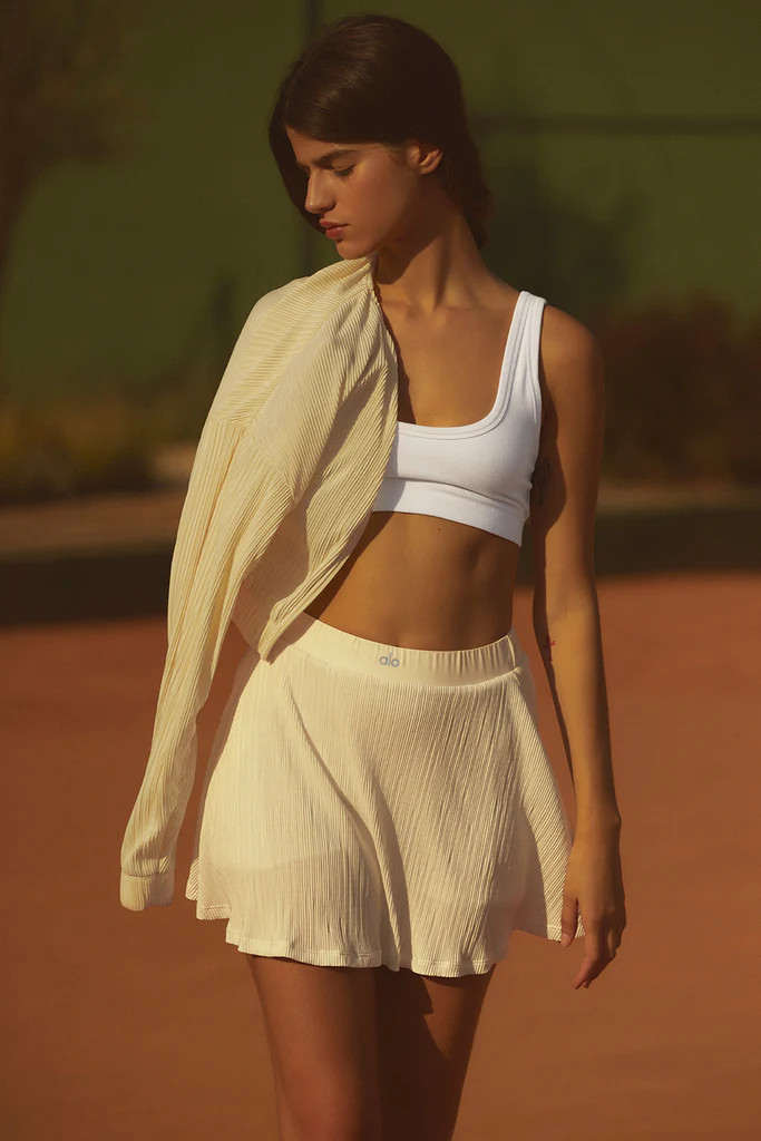 Micro Plisse Tennis Skirt | Alo Yoga (US)