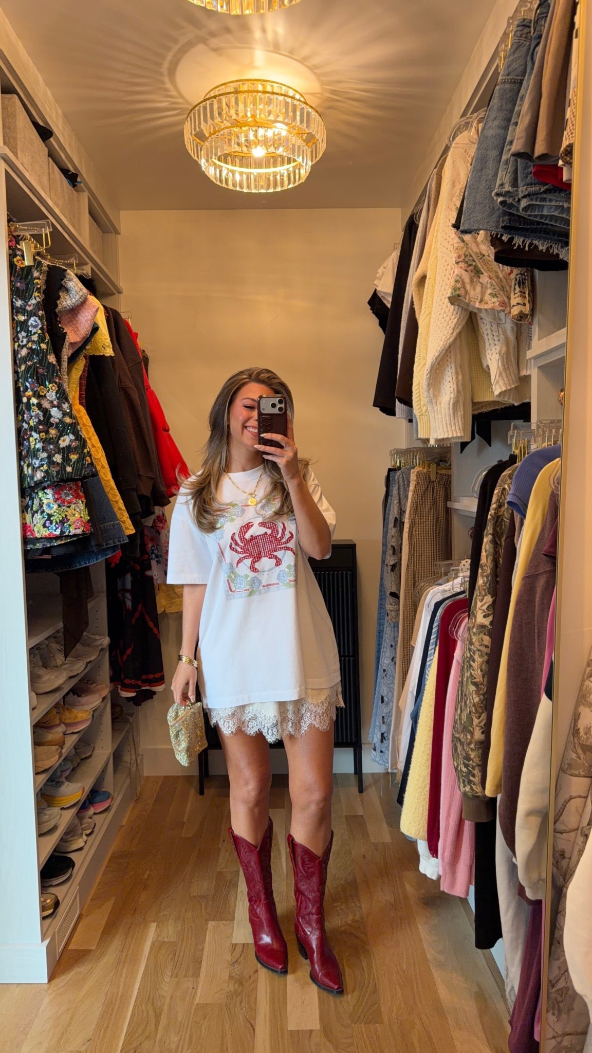 white lace skort styled for a concert look, brunch, or everyday wear! 

everything BOGO half off right now
electric picks: emerson20

i do my normal size small in skort 
i did a large in the oversized tee

Spring looks
Summer outfit
Everyday
Casual
Workwear
Destination
Brunch
Lunch date
Shopping

#LTKootd #LTKSeasonal #LTKgrwm