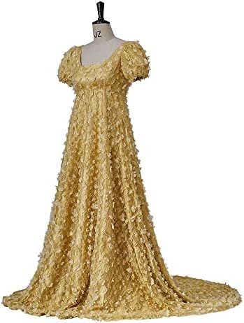 Daphne Dress Regency Dress Women's Blue Lace Dress | Amazon (US)
