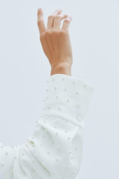 Bead-embellished Blouse | H&M (US + CA)